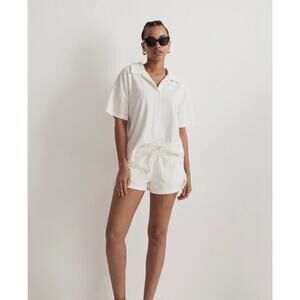 Madewell Terry Jacquard Polo Shirt